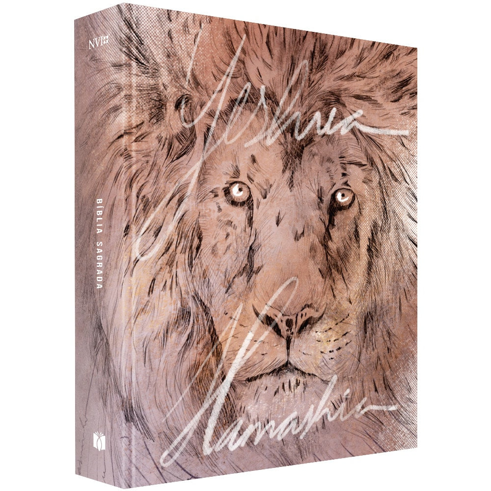 Bíblia Sagrada Leão Yeshua | NVI | Capa Dura com Espaço para Anotações