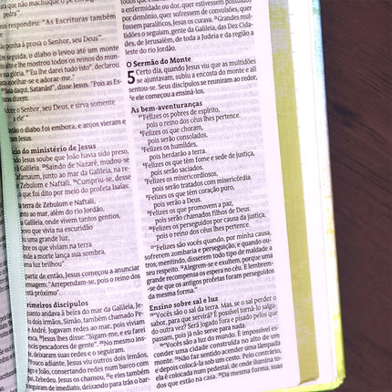 Bíblia Sagrada Chuvas de Bênçãos | NVT | Capa Dura