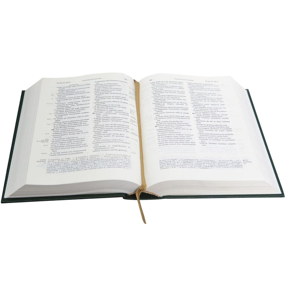 Biblia Sacra Vulgata em Latim | Letra Normal | Capa Dura Verde