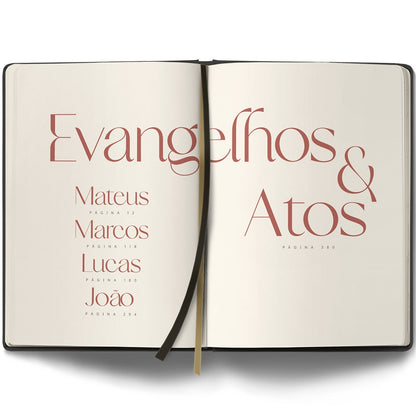 Bíblia Contexto | Evangelho e Atos | NVT | Capa Dura |Ornamentos