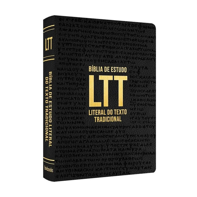 Bíblia de Estudo Literal do Texto Tradicional | LTT | Capa Luxo Preta