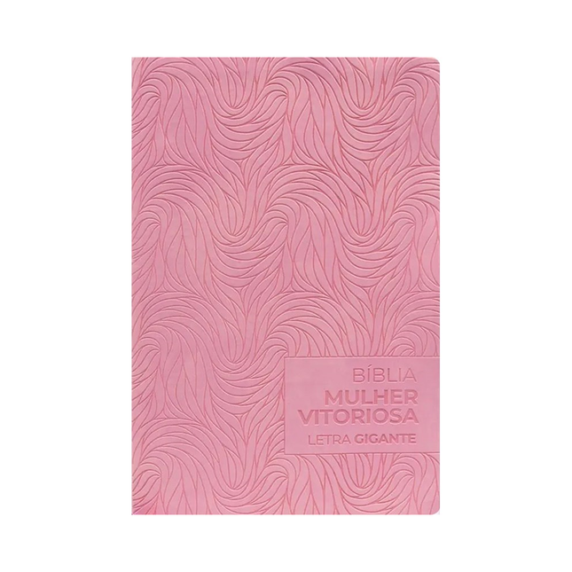 Bíblia da Mulher Vitoriosa | Letra Gigante | ARC | Capa Luxo Rosa