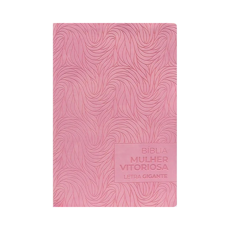 Bíblia da Mulher Vitoriosa | Letra Gigante | ARC | Capa Luxo Rosa