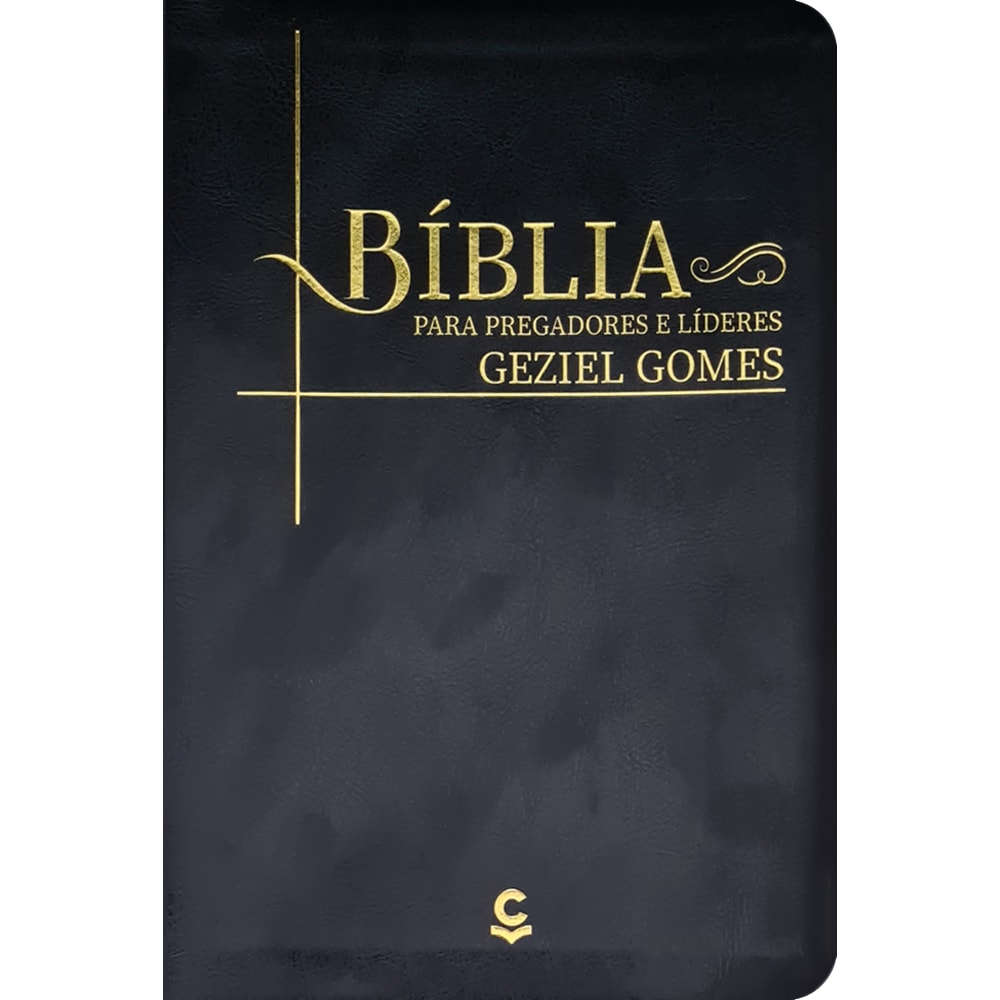 Bíblia Para Pregadores e Líderes Geziel Gomes | ARC | Capa Luxo Preta