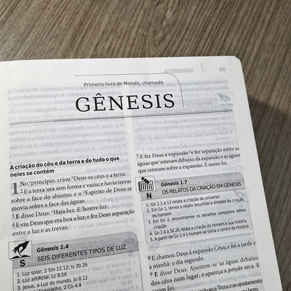 Bíblia Para Pregadores e Líderes Geziel Gomes | ARC | Capa Luxo Marrom