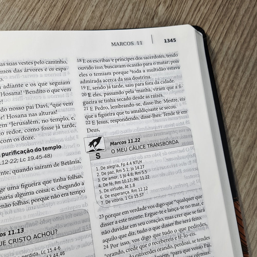 Bíblia Para Pregadores e Líderes Geziel Gomes | ARC | Capa Luxo Marrom