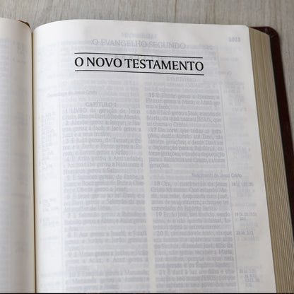 Bíblia Sagrada RCM | ACF | Letra Gigante | Capa Luxo Mogno
