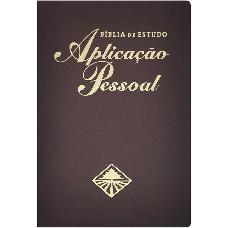 Bíblia de Estudo Aplicação Pessoal Grande | Letra Normal ARC | Marrom