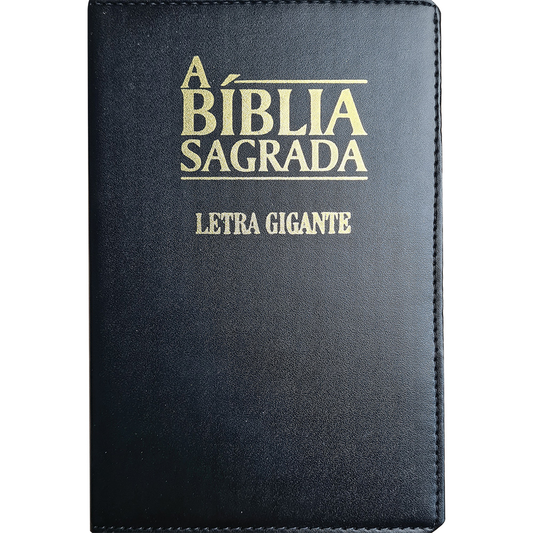 A Bíblia Sagrada | ACF | Letra Gigante | Capa Luxo Preta