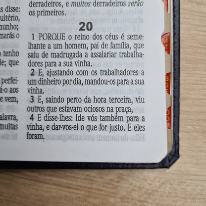 A Bíblia Sagrada | ACF | Letra Gigante | Capa Luxo Azul