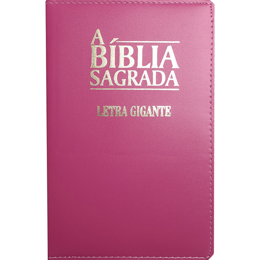 Bíblia Sagrada | ACF | Letra Gigante | Capa Luxo Pink