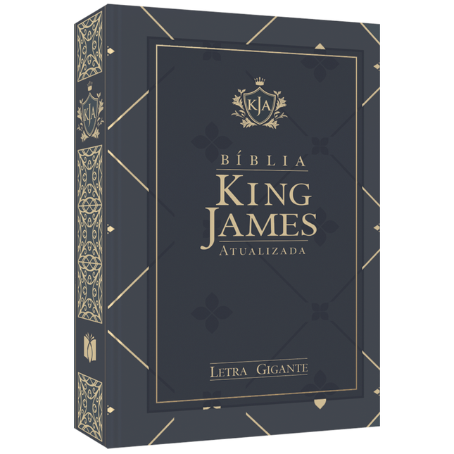 Bíblia King James Atualizada | KJA | Letra Gigante | Capa Dura Azul