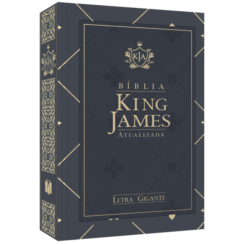 Bíblia King James Atualizada | KJA | Letra Gigante | Capa Dura Azul