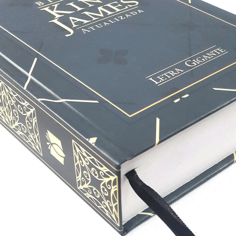 Bíblia King James Atualizada | KJA | Letra Gigante | Capa Dura Azul