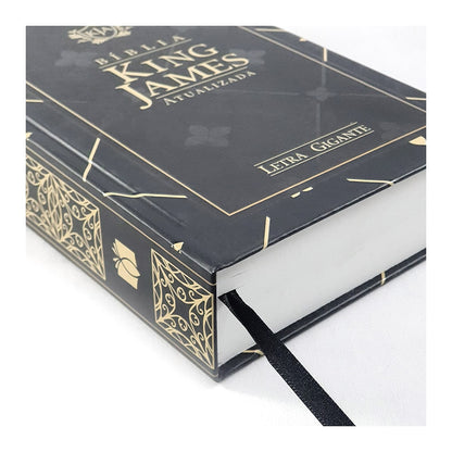 Bíblia King James Atualizada | KJA | Letra Gigante | Capa Dura Preta
