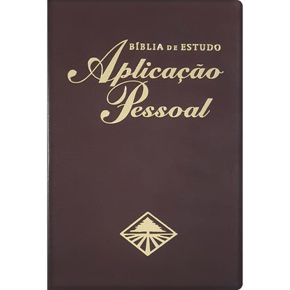 Bíblia de Estudo Aplicação Pessoal Média | Letra Normal ARC | Marrom