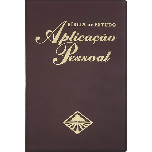 Bíblia de Estudo Aplicação Pessoal Média | Letra Normal ARC | Marrom