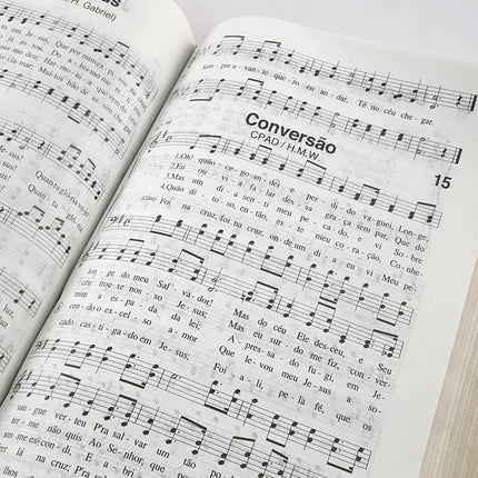 Bíblia Sagrada Harpa Cristã com Música | ARC | Capa Vinho