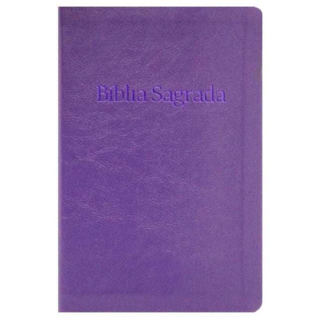 Bíblia Sagrada Slim | NVT | Letra Normal | Capa Roxa