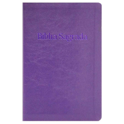Bíblia Sagrada Slim | NVT | Letra Normal | Capa Roxa