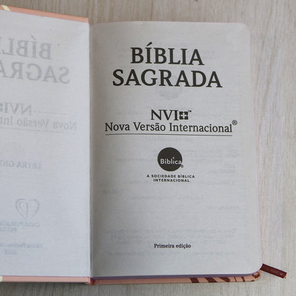 Bíblia Sagrada Cristo Vive | NVI | Letra Maior | Capa Dura