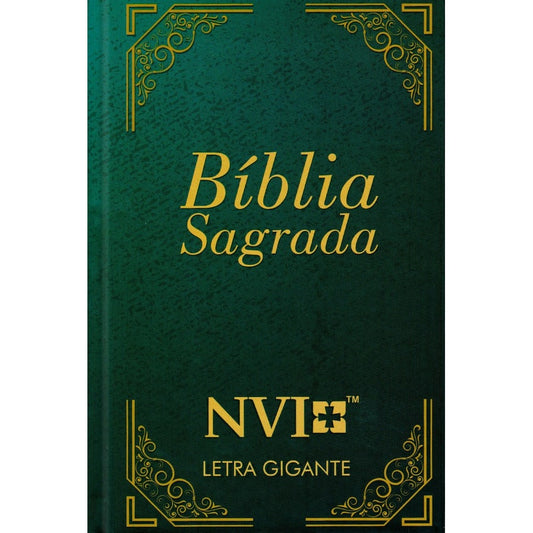 Bíblia Sagrada Moldura Azul | NVI | Letra Gigante | Capa Dura
