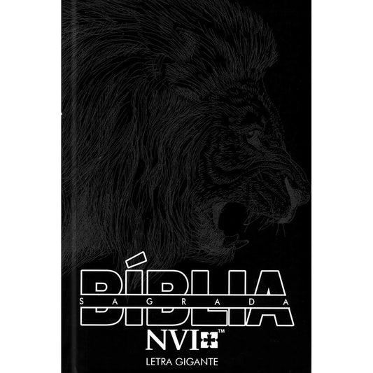 Bíblia Sagrada Leão Esboço | NVI | Letra Gigante | Capa Dura