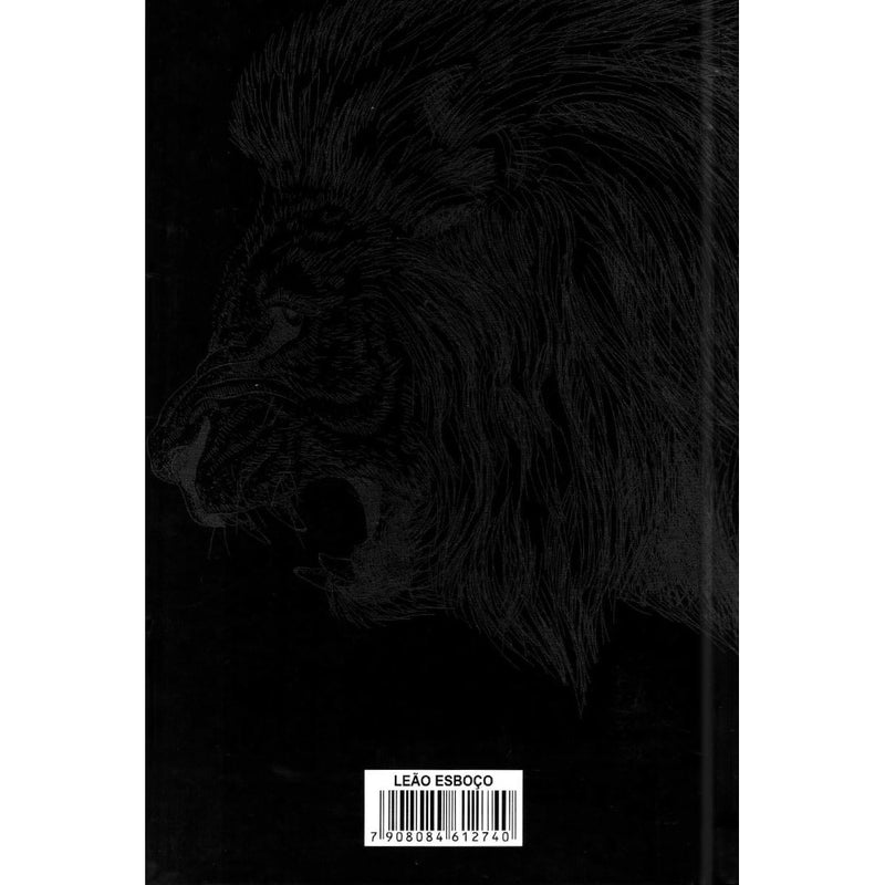 Bíblia Sagrada Leão Esboço | NVI | Letra Gigante | Capa Dura