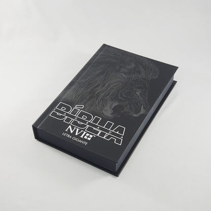 Bíblia Sagrada Leão Esboço | NVI | Letra Gigante | Capa Dura