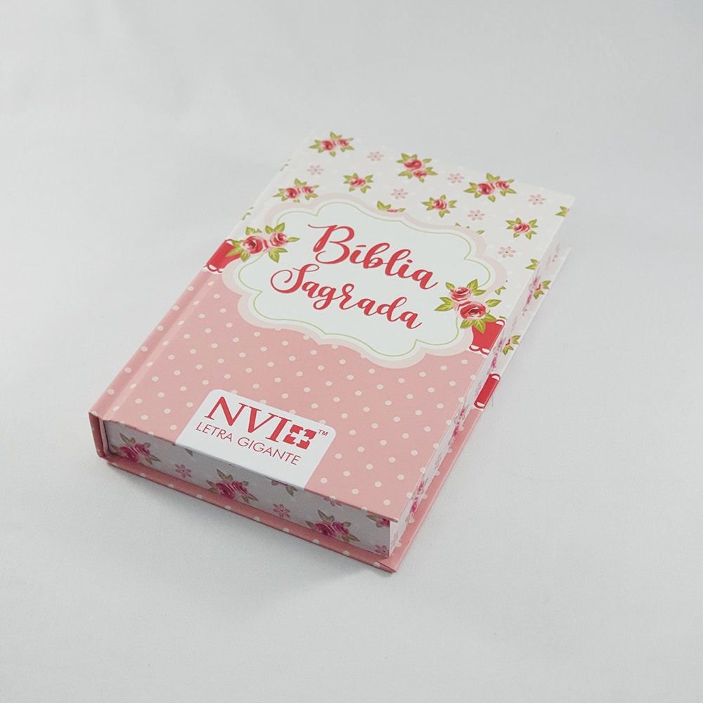 Bíblia Sagrada Scrap Book | NVI | Letra Gigante | Capa Dura