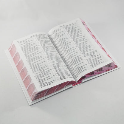 Bíblia Sagrada Botão de Rosa | NVI | Letra Gigante | Capa Dura