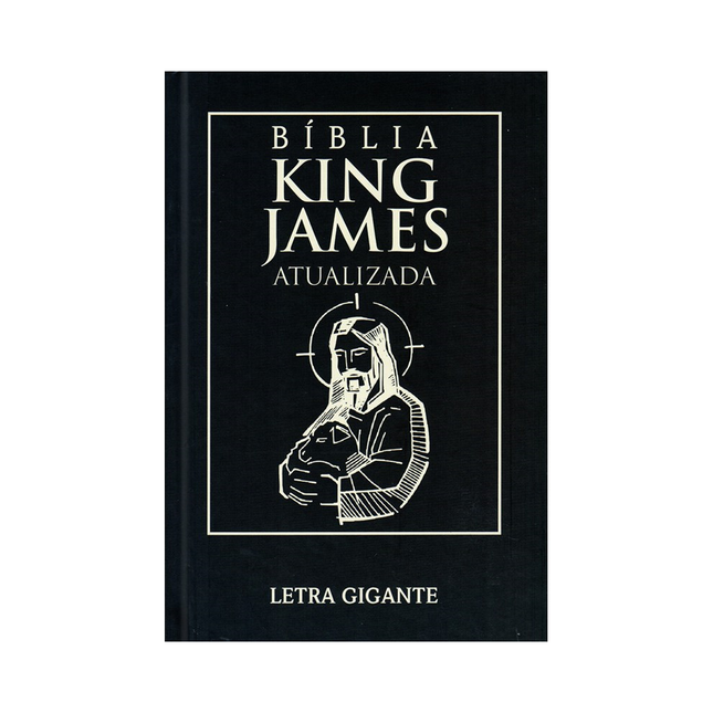 Bíblia King James Atualizada Jesus Minimalista | KJA | Letra Gigante | Capa Dura