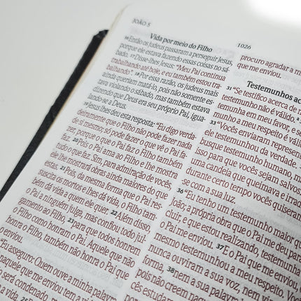 Bíblia Sagrada | NVI | Letra Grande | Capa Preta Luxo