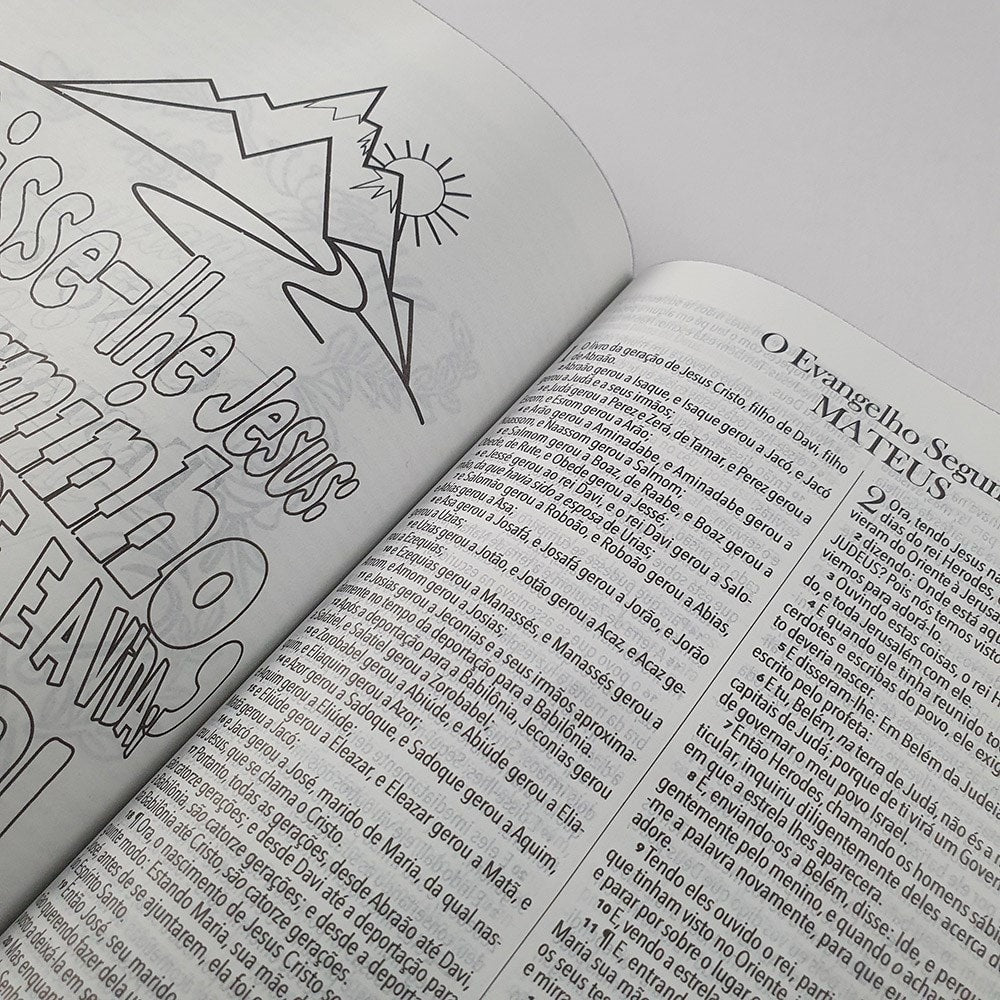 Bíblia King James 1611 Ultra Fina Lettering Bible | Letra Normal | Capa Coroa