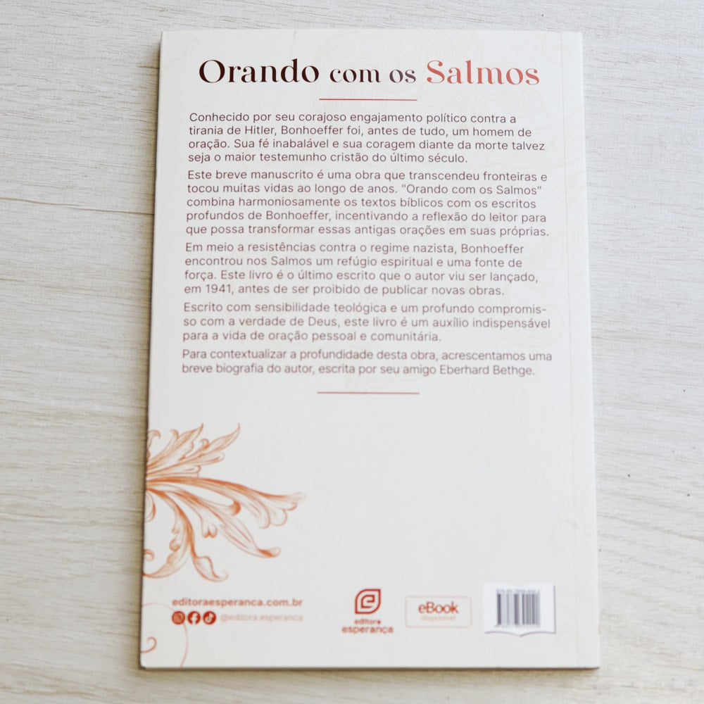 Orando com os Salmos | Dietrich Bonhoeffer
