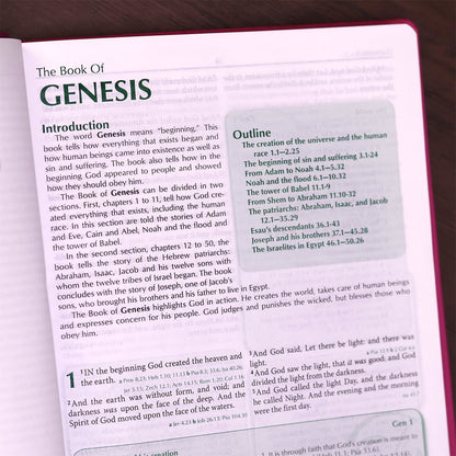Preachers Bible | Bíblia da Pregadora em Inglês | KJV | Capa Luxo Flor