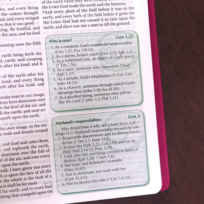 Preachers Bible | Bíblia da Pregadora em Inglês | KJV | Capa Luxo Flor