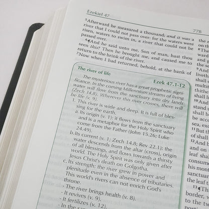 Preachers Bible | Bíblia do Pregador em Inglês | KJV | Capa Luxo Verde