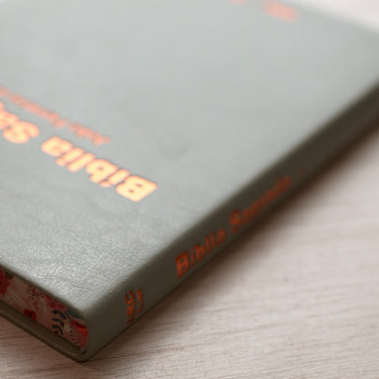 Bíblia Sagrada Slim | ARC | Capa Luxo Especial Cinza