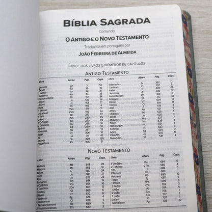 Bíblia Sagrada Slim | ARC | Capa Luxo Especial Cinza