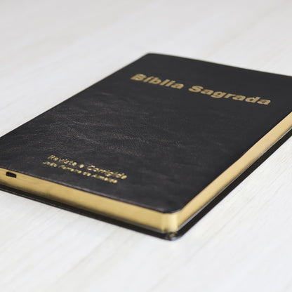 Bíblia Sagrada Slim | ARC | Capa Luxo Preta