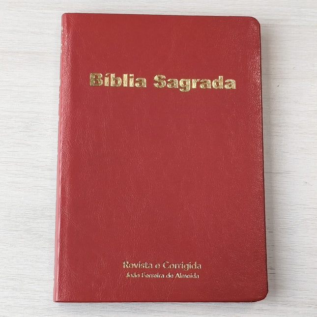 Bíblia Sagrada Slim | ARC | Capa Luxo Vinho