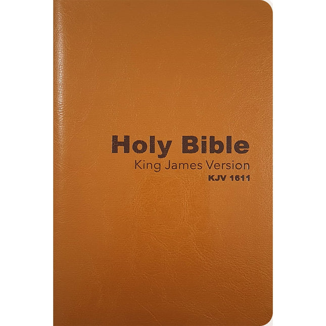 Holy Bible King James 1611 | Inglês | KJV | Capa Luxo Laranja
