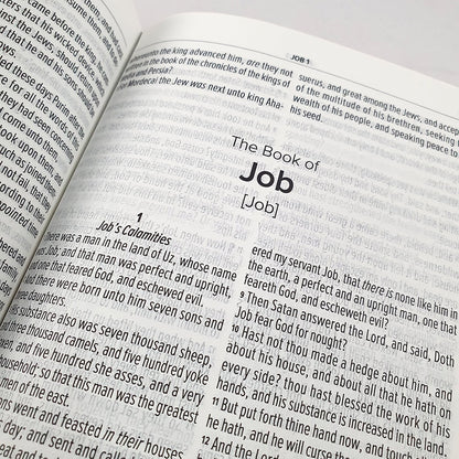 Holy Bible King James 1611 | Inglês | KJV | Capa Luxo Laranja