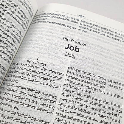Holy Bible King James 1611 | Inglês | KJV | Capa Luxo Preta