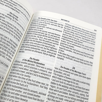 Holy Bible King James 1611 | Inglês | KJV | Capa Luxo Vinho