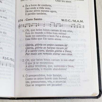 Hinário Cantor Cristão Com Letra | Grande | Capa Luxo