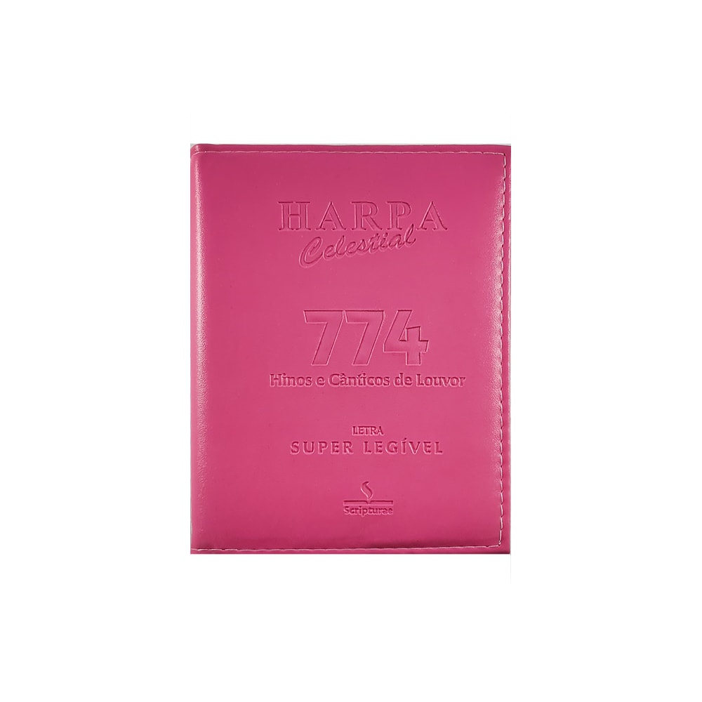 Harpa Celestial 774 | Letra Super Legível | Capa Luxo Pink
