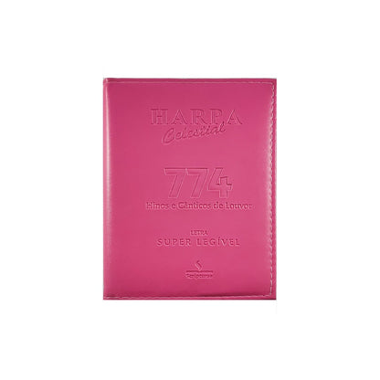 Harpa Celestial 774 | Letra Super Legível | Capa Luxo Pink
