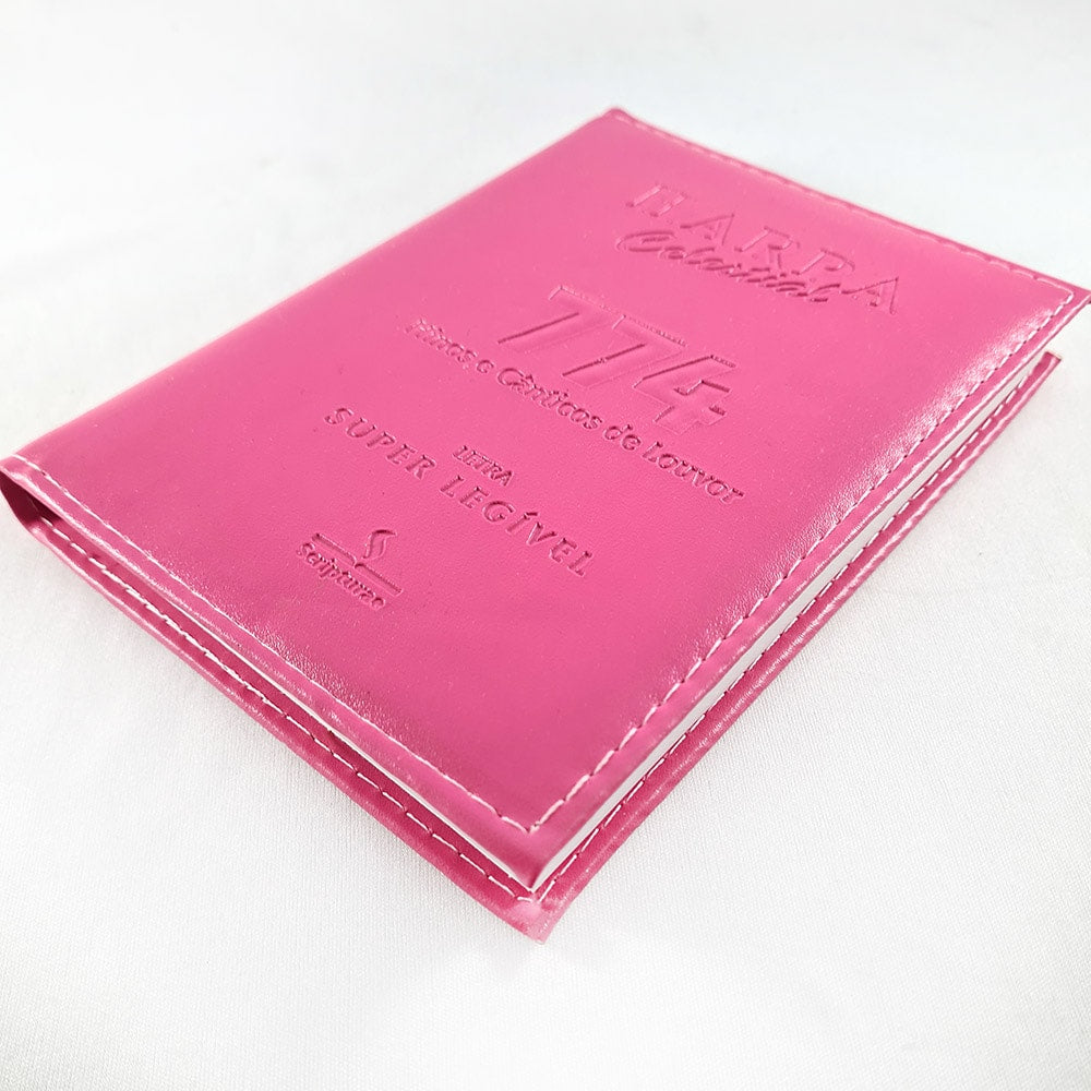 Harpa Celestial 774 | Letra Super Legível | Capa Luxo Pink